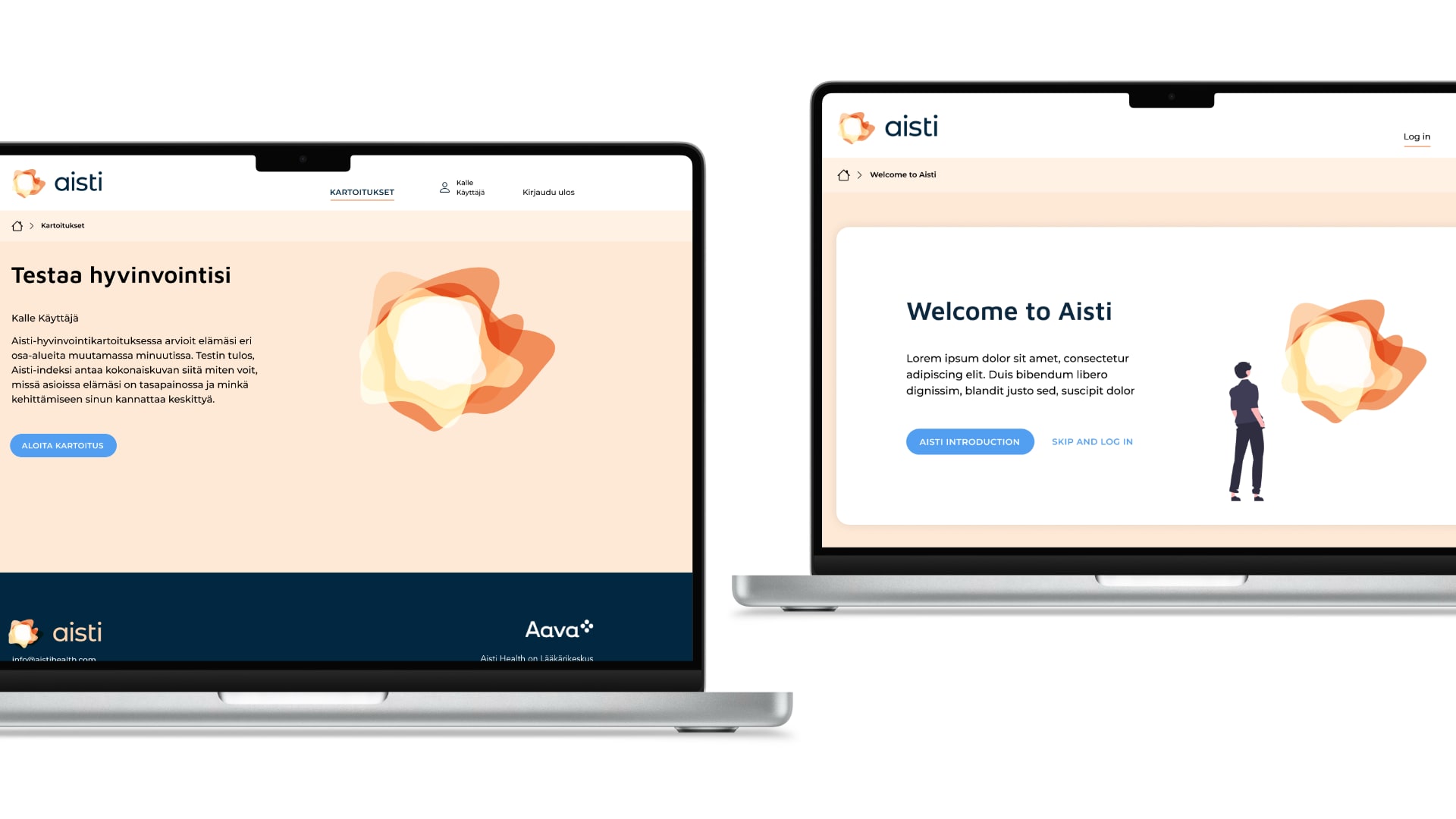 Aisti Well-being survey app